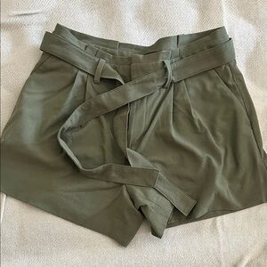 Banana Republic Factory High Waist Green Shorts